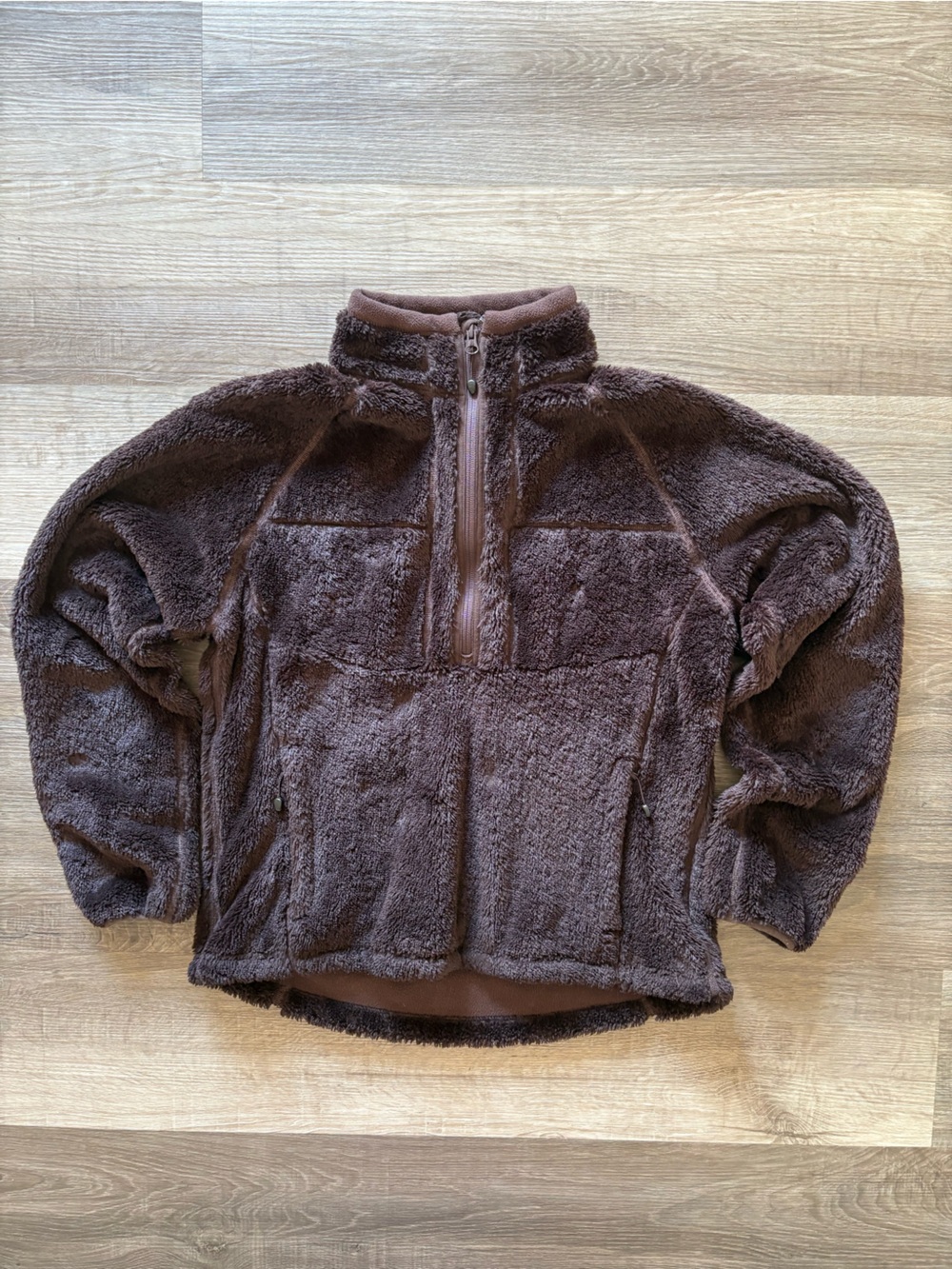 EMS Eastern Mountain Sports Vintage Deep Pile Fleece Pullover L